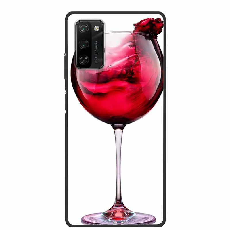Stylish Black Silicone Phone Case - 6.67 Fashion Soft Back Cover