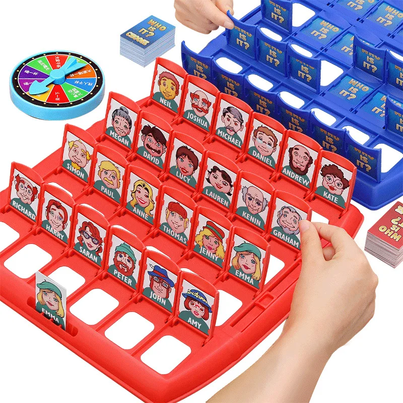 Gioco da Tavolo Transfrontaliero 'Indovina Chi Sono' per Bambini, Gioco Interattivo Genitore-Figlio, Educativo, per Pensiero Logico e Intelligenza - immagine 5