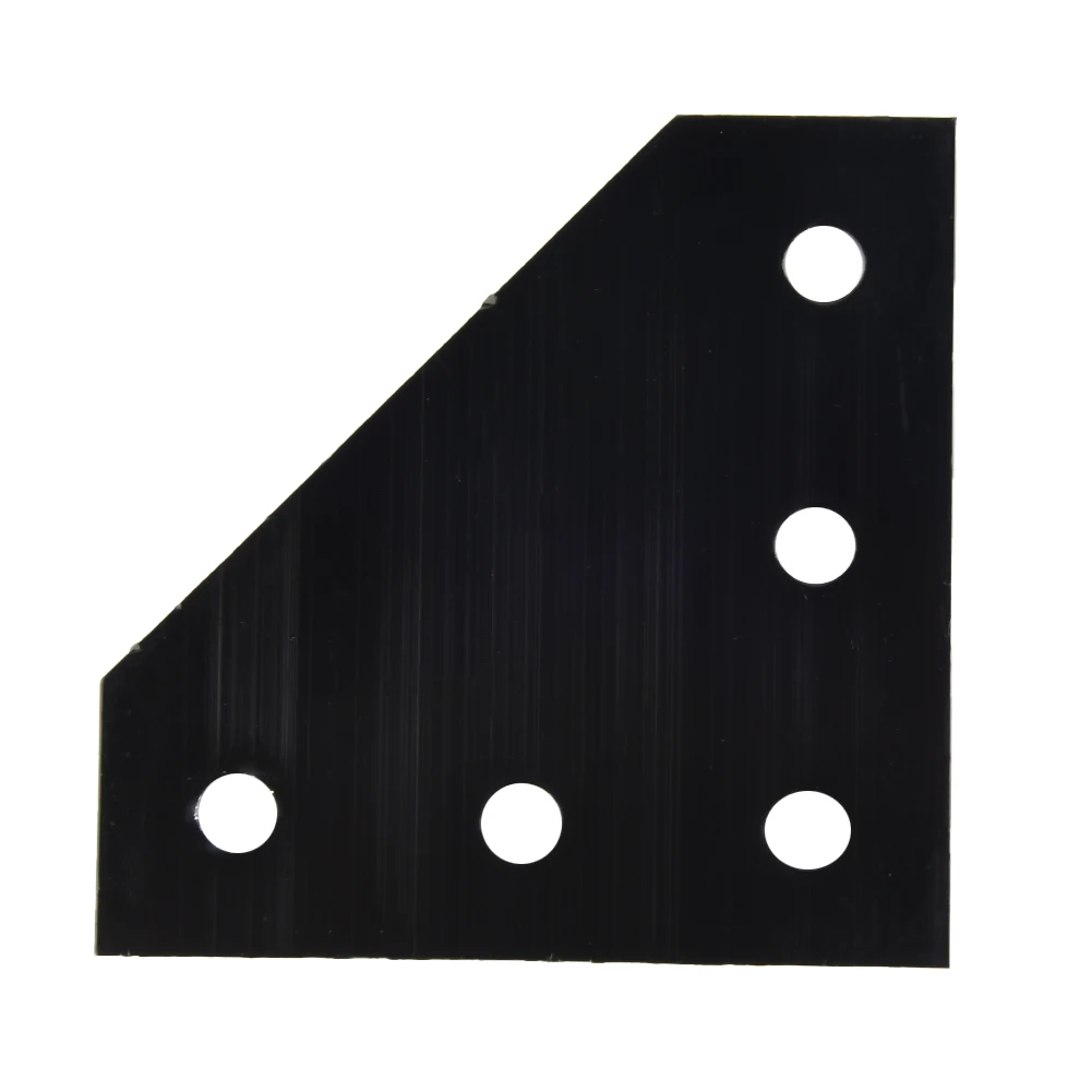Furniture Hardware Angle Bracket 1Pc 60mm 5 Holes 90 Degree