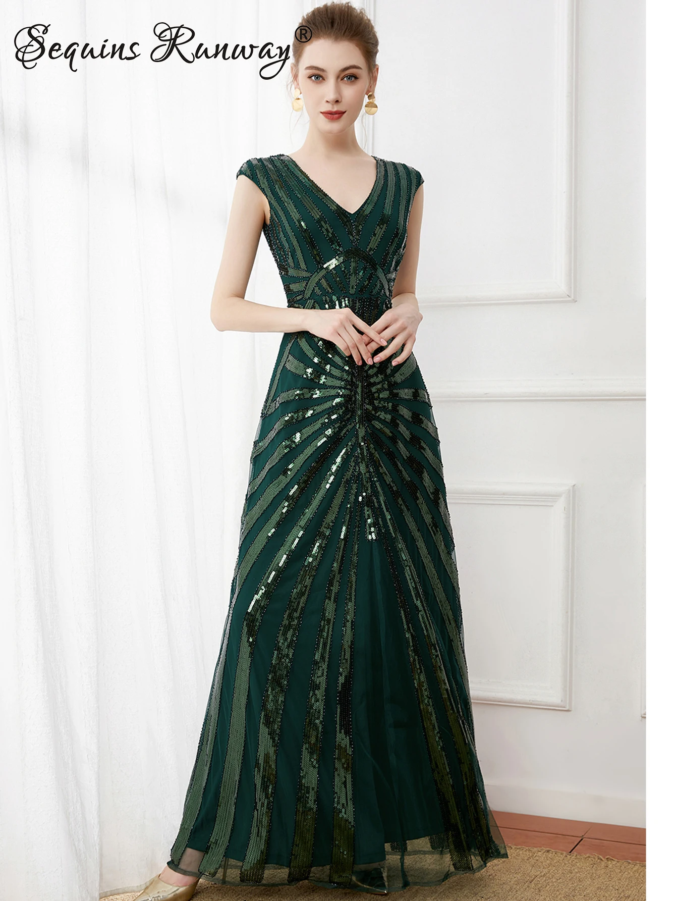 فستان ماكسي ترتر سهرة زفاف