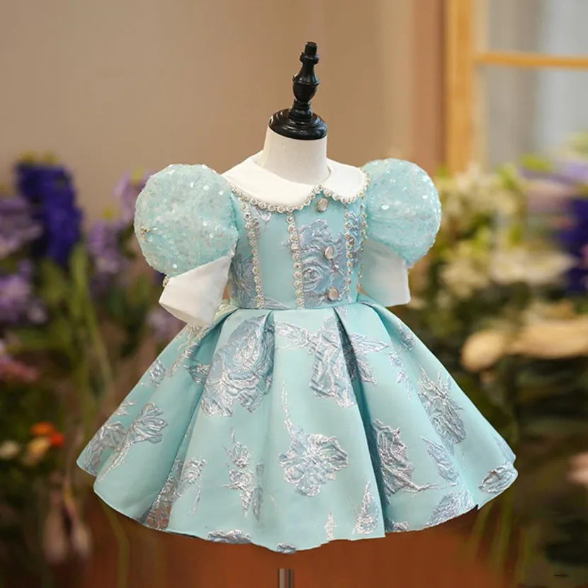 2021 Baby Wear Puffy Kids Party Garment Ball Gown Princess Frock Lace Sweet  Hot Selling - China Baby Wear and Party Dress price | Made-in-China.com