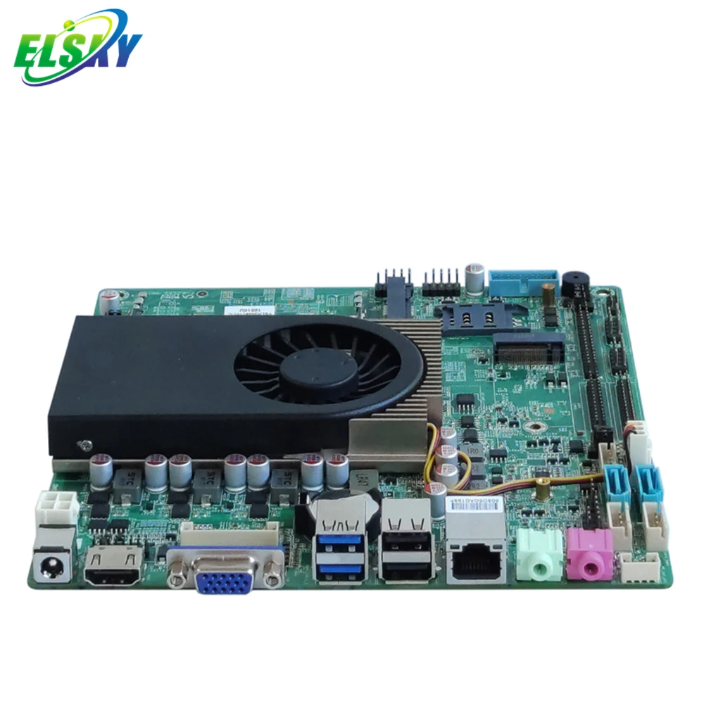 ELSKY 8 세대 코어 i5 8250U 쿼드 코어 프로세서, 2LAN 6COM GPIO 4K EDP DP LVDS 1HDMI VGAI3 I5 I7 미니 ITX 마더보드