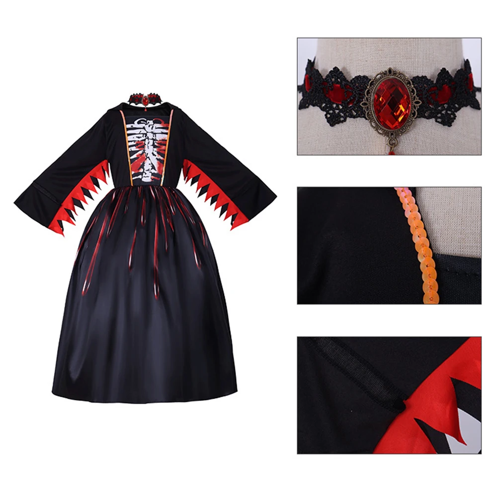 Traditional Witch Cosplay Costume for Halloween