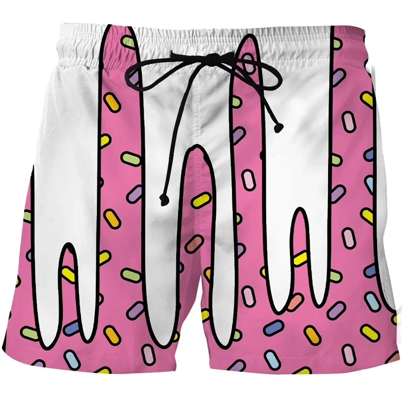 Summer 3D Print Beach Shorts Men Women Abstract Art Cool Short Pants Casual Comforts Skateboard Shorts Sport Swim Trunks 3