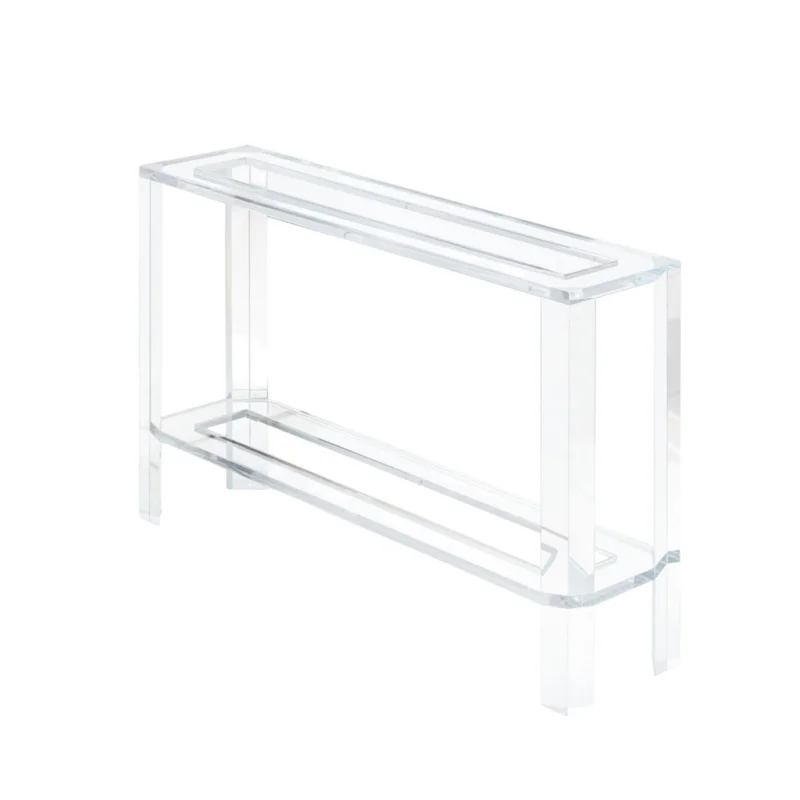 

Acrylic wall leaning porch cabinet, light luxury partition, small unit storage rack, bar counter table