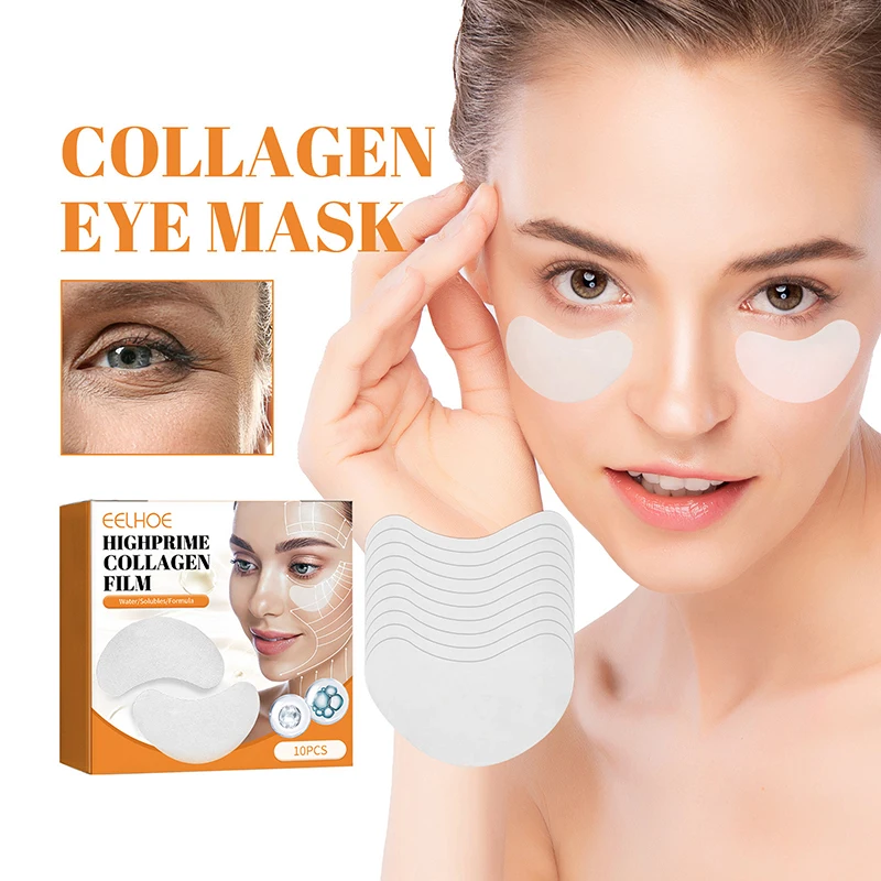 

5Pairs Collagen Soluble Film Anti Aging Wrinkles Remove Dark Circles Nourish Mask Moisturizing Lift Firming Skin Eyes Care