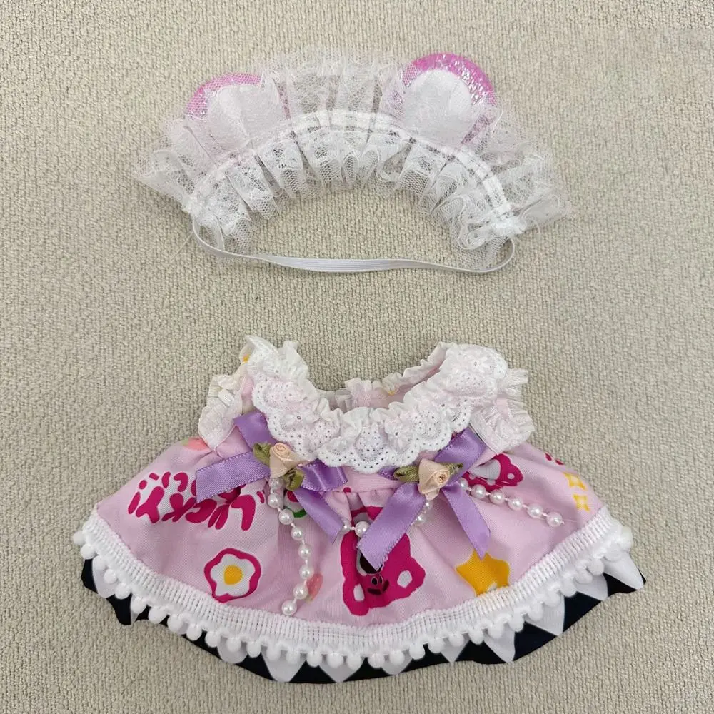 Dress Up 20cm Cotton Doll's Clothes Lolita Doll Clothes Doll Lolita Dress Fashion Lovely Star Doll Clothes Toy Accessories