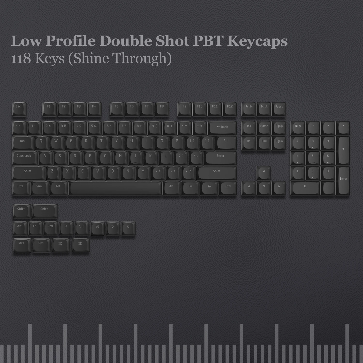 144 Keys Low Profile PBT Keycaps Custom Slim MX Keycap for 60% 65% 75% 100%  Gateron Cherry MX Mechanical Switches Gamer Keyboard - AliExpress