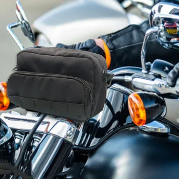 Borsa da manubrio per moto Borsa per attrezzi per moto Borsa per forcella per moto Borsa per accessori portaoggetti anteriore Borsa a tracolla Marsupio