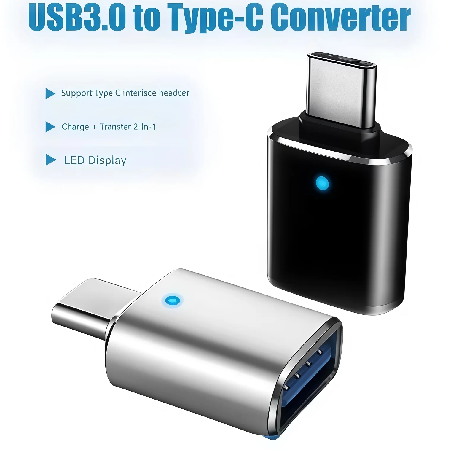High-Speed USB C to USB A Adapter - Fast Charging and Connectivity Solution