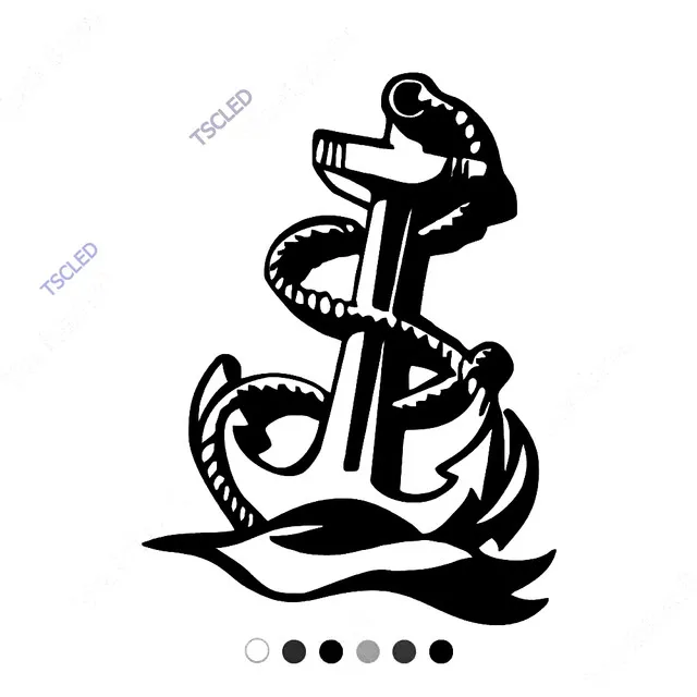 

Halatla Steel Connected Sea Anchor Sticker 17cm