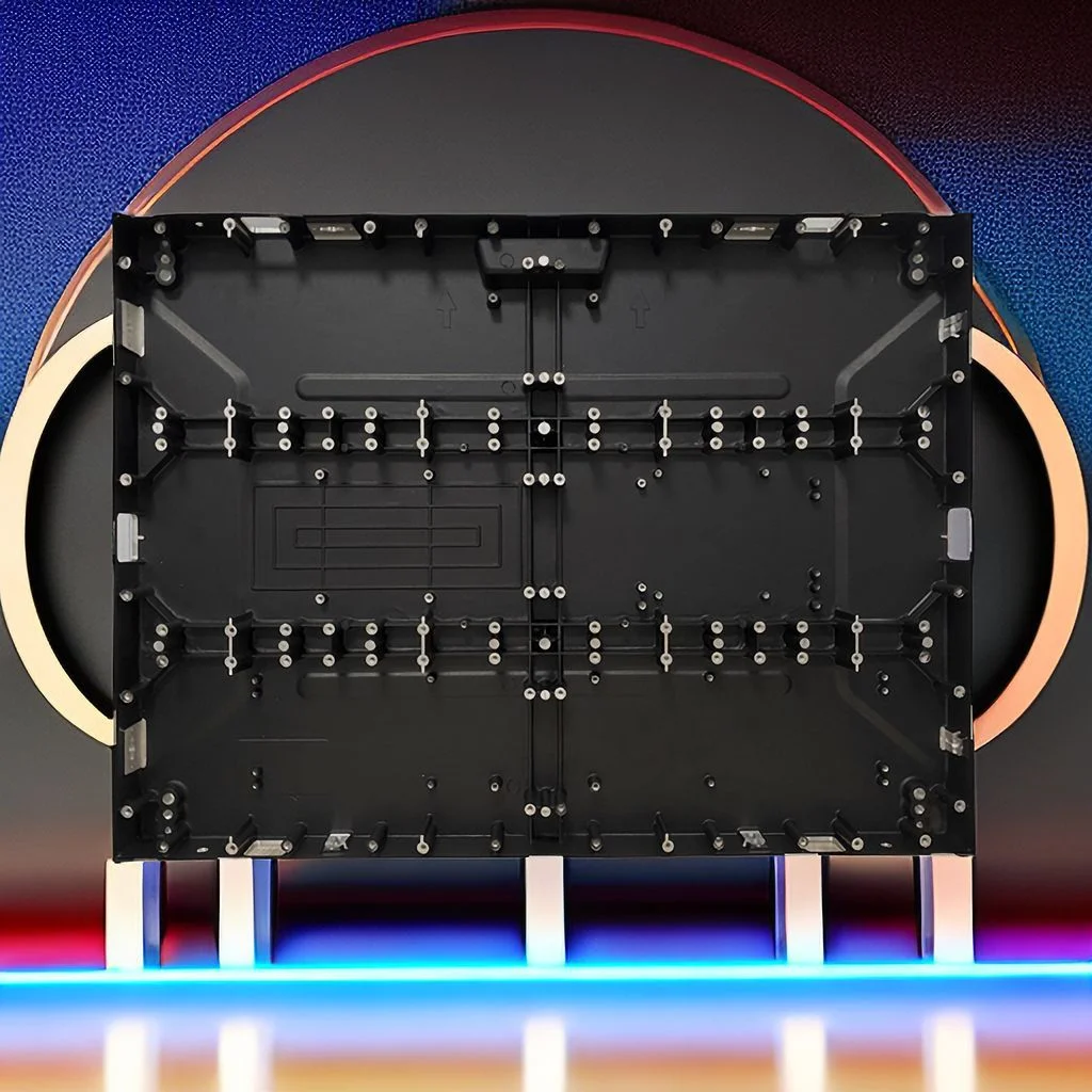 실내 풀 컬러 LED 디스플레이, 다이 캐스트 알루미늄 캐비닛, 스크린 적용, 320x160 모듈, 전면 유지 보수, 640x480mm