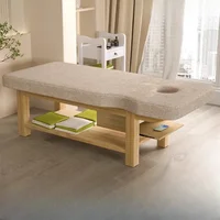 Portable Massage Bed Foldable Stretchers Solid Wood Legs Stability Multi-position Adjustable No Installation Required Marquesa