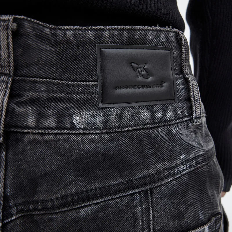 FEWQ Men Jeans Wide Leg Loose Fitting Niche Casual Pants High Waisted Male Trousers 2024 New Streetwear Fashion Autumn 24X1714 5
