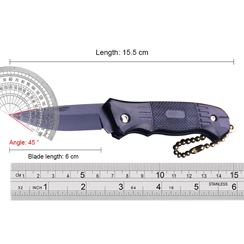 Steel Unpacking Express Box Knife Steel Camping Paring Knife