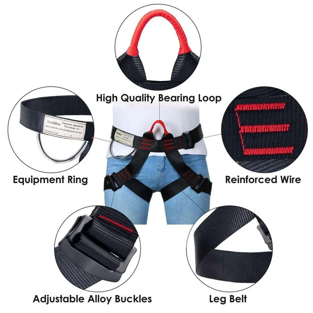 Climbing Harness 1PC Half Body Multi-Purpose Climbing Belt Waist Hip Protection