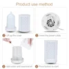Tuya Smart Wif Hollow Wood Grain Humidifier Ultrasonic Aromatherapy Machine 100ml Colorful Atmosphere Night Light Home Office 6