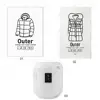 Seal Storage Clothing Bag Dustproof Hanging Compressible Storage Bag Space Saving for Clothes Down Overcoat 4
