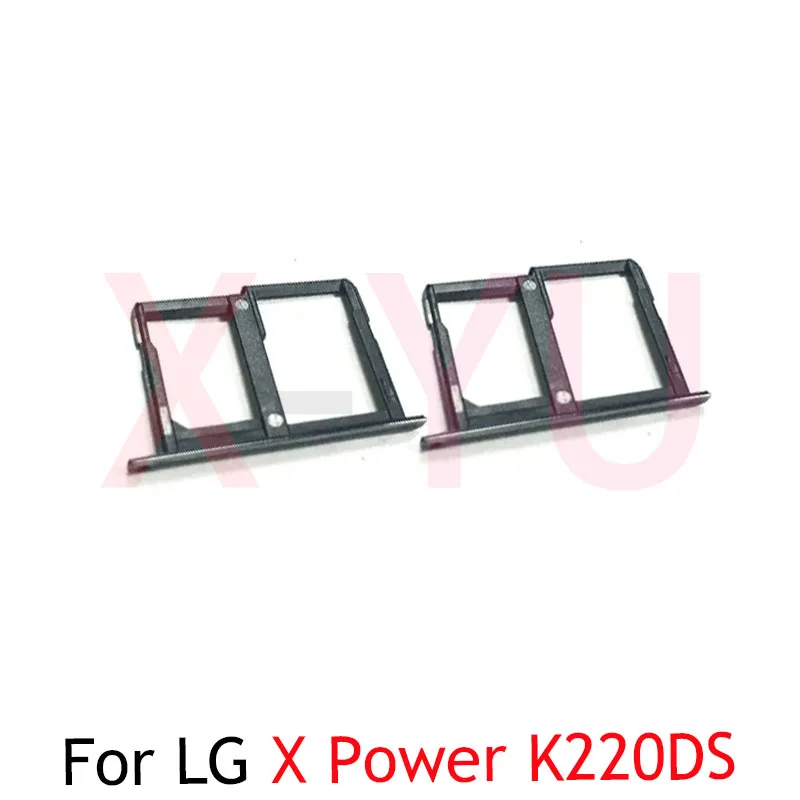 

Для LG X Power 2 K220DS M320 X Cam K580 X Screen K500DS SIM-карта лоток держатель Слот адаптер ЗАМЕНА Запасные части для ремонта