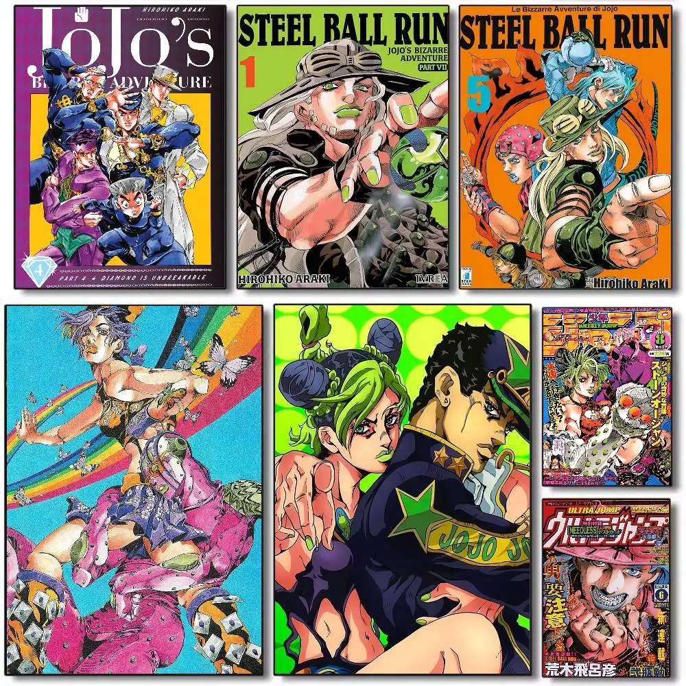 JoJo's Bizarre Adventure Retro Aesthetic Canvas Art Print