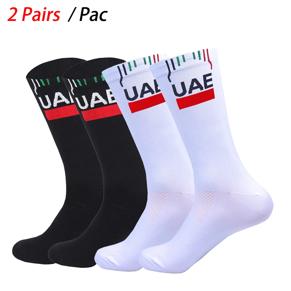 Chaussettes De Vélo Professionnelles - Antidérapantes, Respirantes - Lot D'1 Paire - Taille 39-46