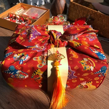 70x70cm Japanese Style Handkerchief Furoshiki Polyester Material Concise Style One Side Printed Bento Wrapping Cloth Many Uses 1
