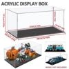 1:14 Scale Transparent Acrylic Display Box, Suitable for Protection and Display of Small Collections of Toy Car Model Building Blocks (Inner Circle Size 37X19X12Cm) 1