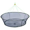 Foldable Drop Net Fishing Landing Traps Cage Catcher Prawn Bait Crab Shrimp Pier Harbour Pond Mesh for Vertical Shore Use 2