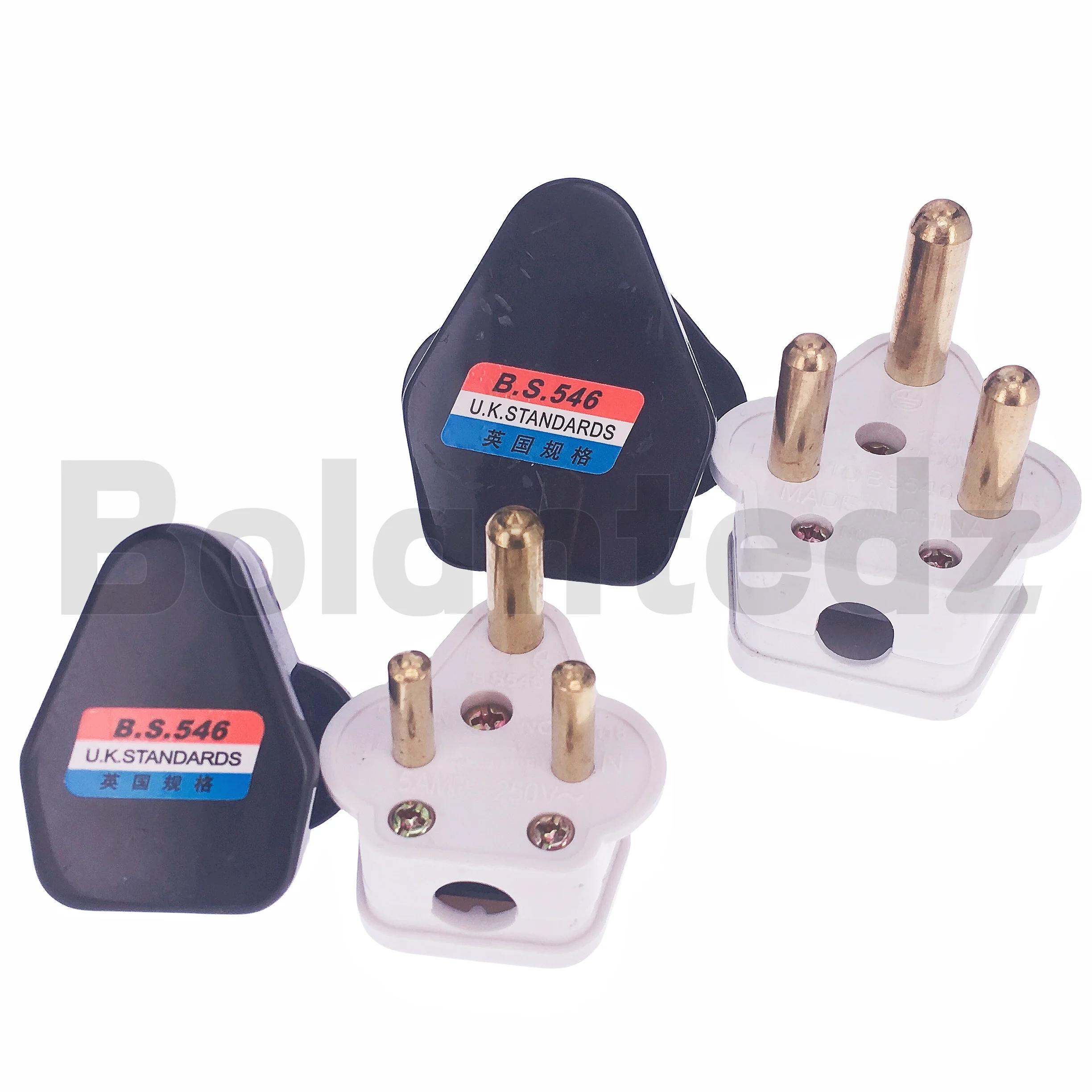 BS546 South Africa power cord plug AC250V 5A/15A round 3 pins removable cable Connector Detachable High power India wiring plug power cable power cord power extension plug