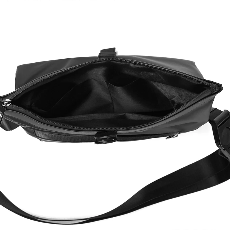Sleek Black Crossbody Bag: Stylish & Lightweight Messenger for Work, Travel & Everyday Use