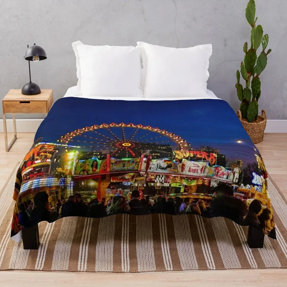

Fun Fair Throw Blanket Bed linens Vintage Blankets