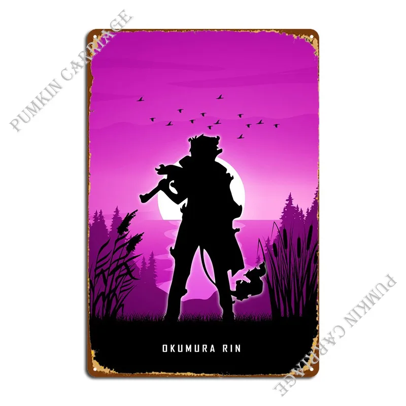 Rin Blue Esorcista Metal Sign Party Painting Custom Wall Murale Tin Sign Poster