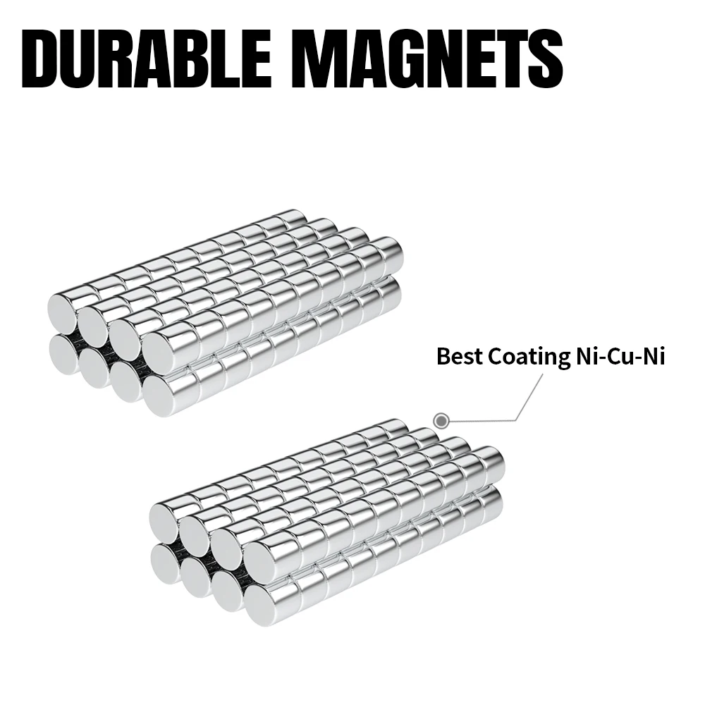 3x3mm Mini Fridge Magnets – 40/200pcs 3