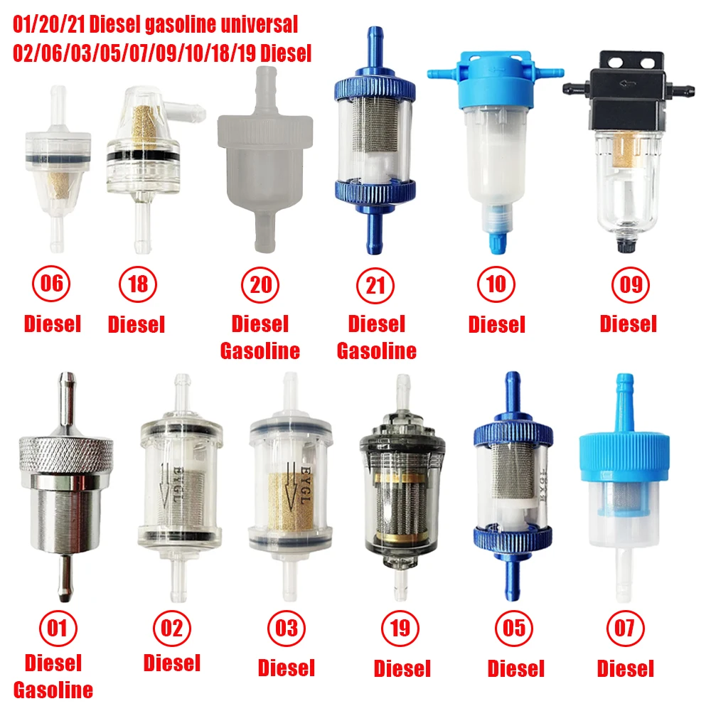 Car Truck Air Diesel Parking Heater Oil Extractor+Fuel Line + Fuel Filter + Connction Hose Clip Kit for Webasto Eberspacher