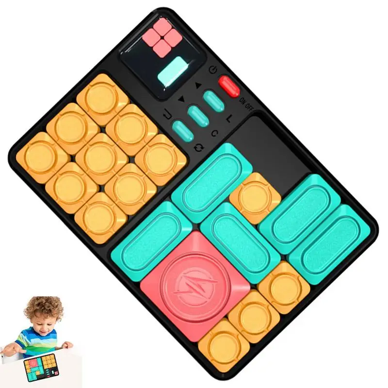 

Super Slide Puzzle Game Brain Teaser Travel Games Handheld Game Console For Kids Adults Puzzle Thinking Logic Training Clearance