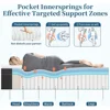 Full Size Mattress, 12 Inch Memory Foam Hybrid Mattress, Pressure Relieving Bed in a Box, Edge Support, Fiberglass-Free 3