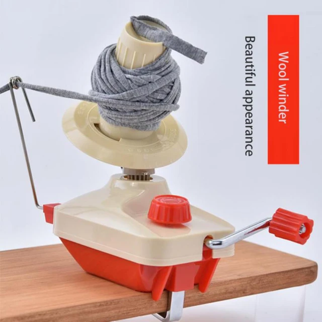 Hand Operated Wooden Yarn Winder and Yarn Swift, Wool, Speedy Ball Winder  and String Holder Knitting Crochet Accessories Knitter's Gift 