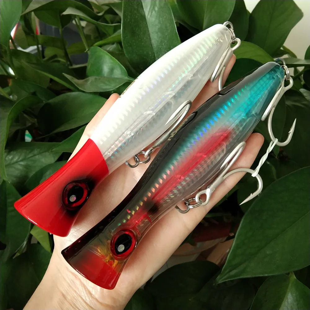 

Noeby 2 шт., 16 см, 78 г, большая игра, Поппер, рыболовная искусственная жесткая приманка, искусственная приманка для ловли в соленой воде