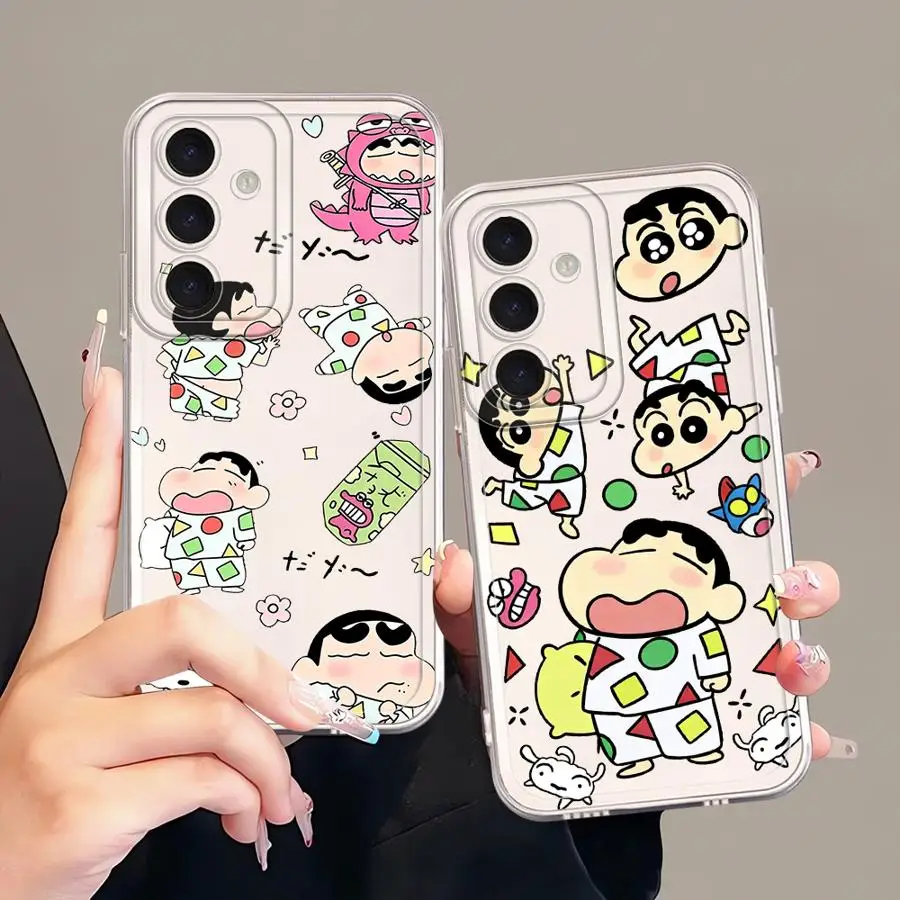 Cartoon Crayons Shinchan Phone Cover Case