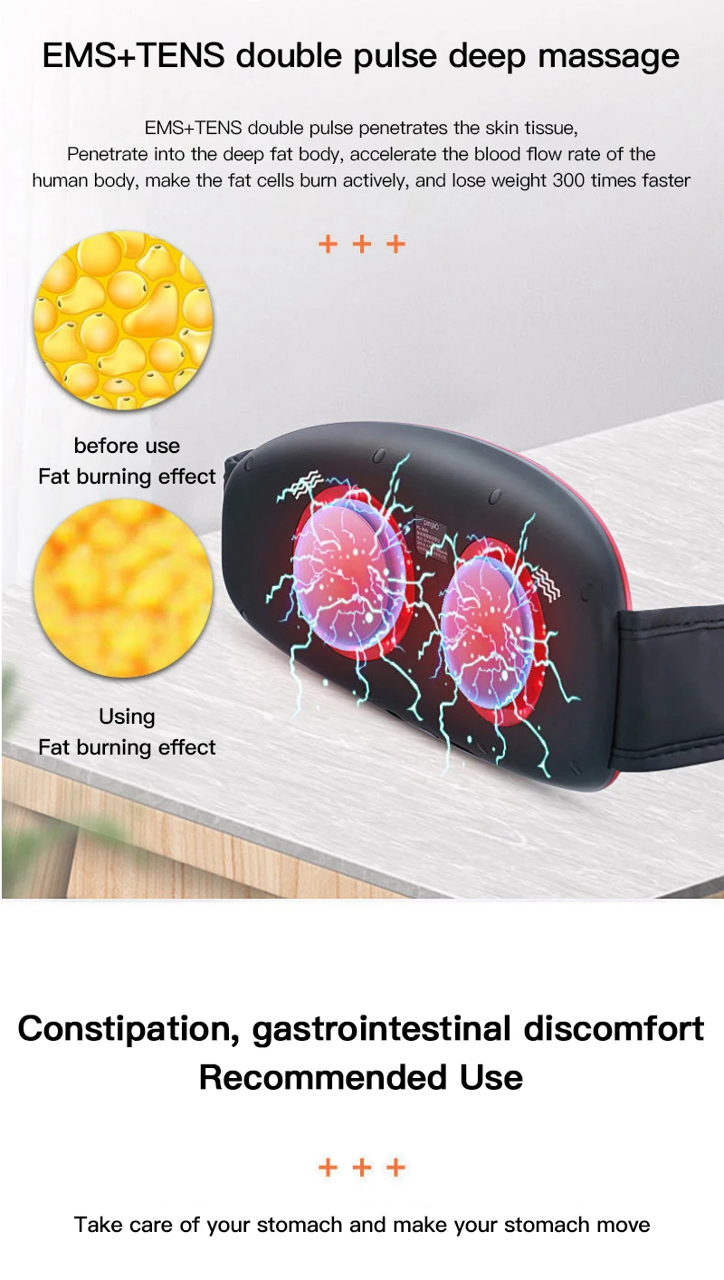 Body Slimming machine weight loss lazy big belly full body thin waist stovepipe Fat Burning Abdominal Massage fitness equipment