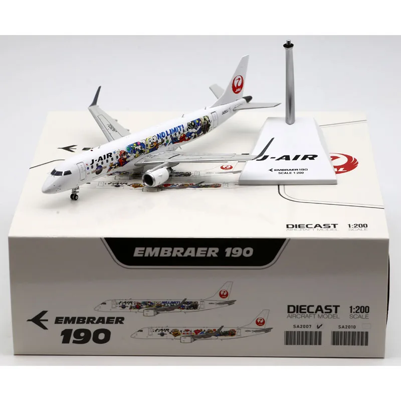 

SA2007 Alloy Collectible Plane Gift JC Wings 1:200 J-Air Embraer 190-100STD Diecast Aircraft Jet Model JA252J With Stand