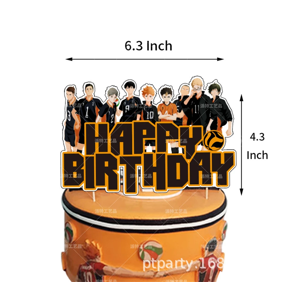 Les Décorations De Fête Pour Haikyuu Comprennent 1 Bannière Haikyuu, 1