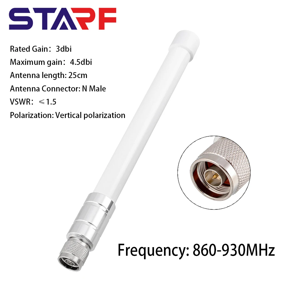 3-4.5Dbi LoRa Helium Antenna 25cm 868-930Mhz N-Male Omni Fiberglass Aerial HNT RAK Helium Hotspot Miner V2 V1 Bobcat Miner 300