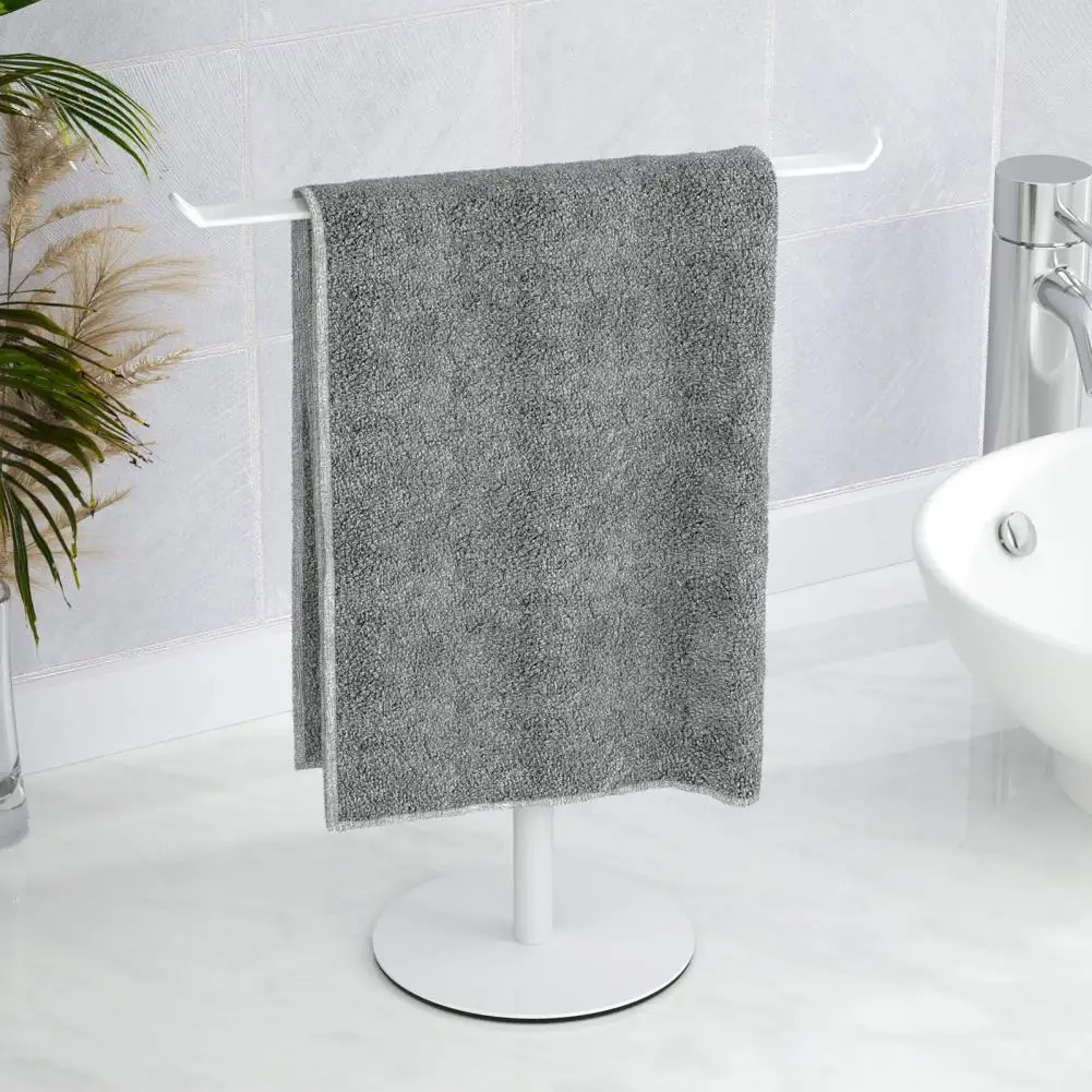 Bathroom Towel Rack Vertical Towel Rack Modern Bathroom Holder with Heavy Base for Countertop Organization Easy for Hand