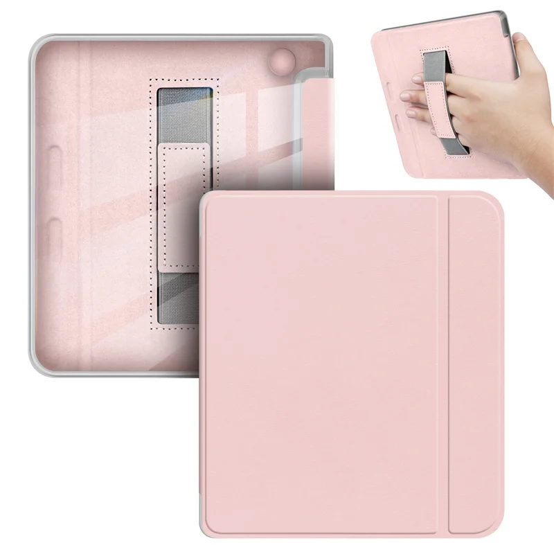 Clear Soft TPU Smart Case for Kobo Libra - Hand-held Acrylic Back Shell for 7-Inch eReader