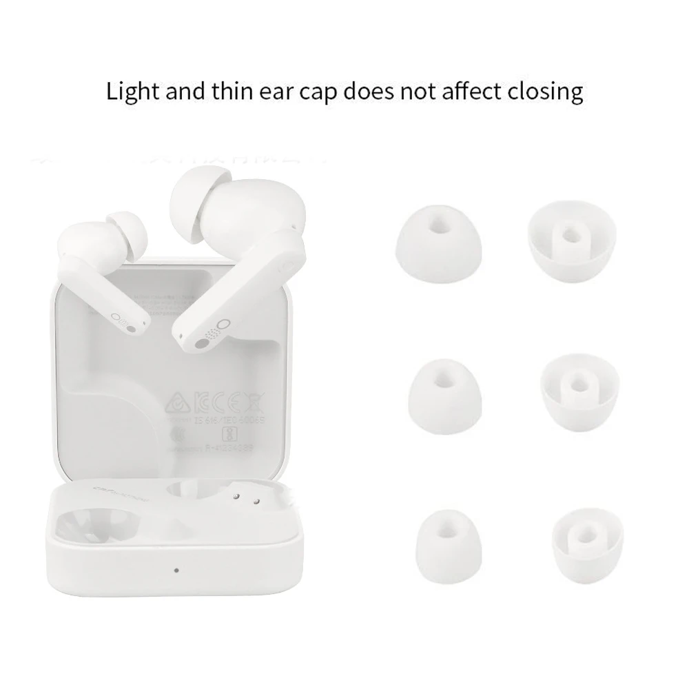 3 Pairs For CMF by NOTHING BUDS Pro 2 Eartips Silicone Earbuds Tips Earphone Kits Cover Replacement Ear Buds Tips Eargels Earcap