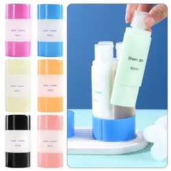 3Pcs/Set 45ml 3-in-1 Travel Spray Bottle Set Organized Leak Proof Travel Tube Sets Dispensing Containers for Shampoo Lotion Soap