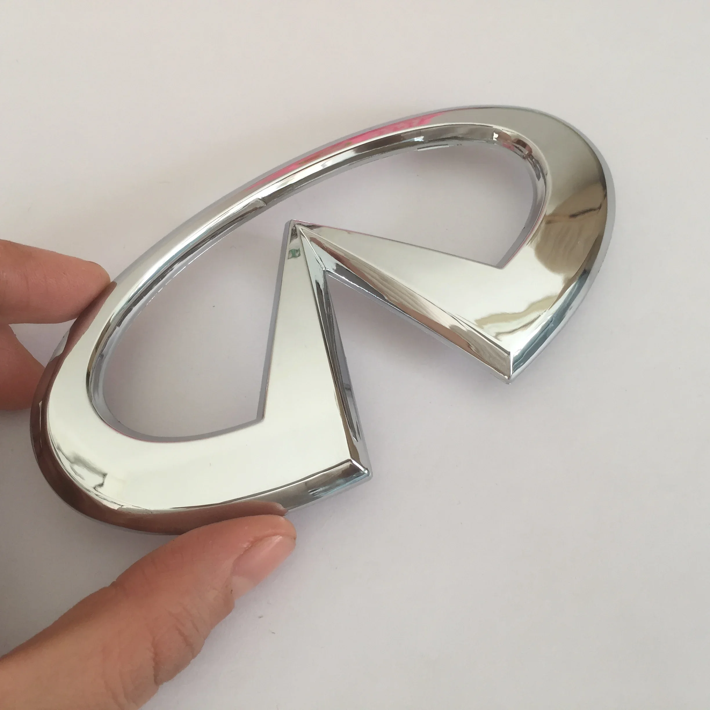 

1 шт. 3D ABS хром 123*65 мм для Infiniti Автомобильная Передняя головка капота эмблема заднего хвоста бампера багажника наклейка значок автостайлинг