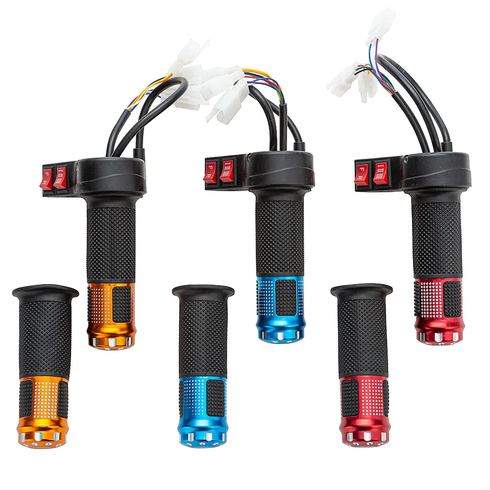 electric bike throttle 24V-96V electric bicycle throttle with 3 speed controller and forward reverse for ebike/scooter/tricycle
