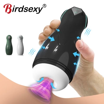 Male Masturbator Cup Realistic Tongue and Mouth Vagina Blowjob Sex Machines Toy for Men Pocket